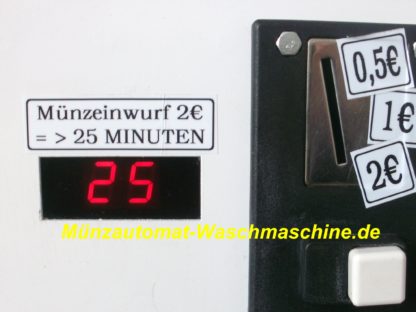 Münzautomat-waschmaschine Holtkamp Münzzeitzähler Wäschetrockner 0,5€,1€,2€ Einwurf